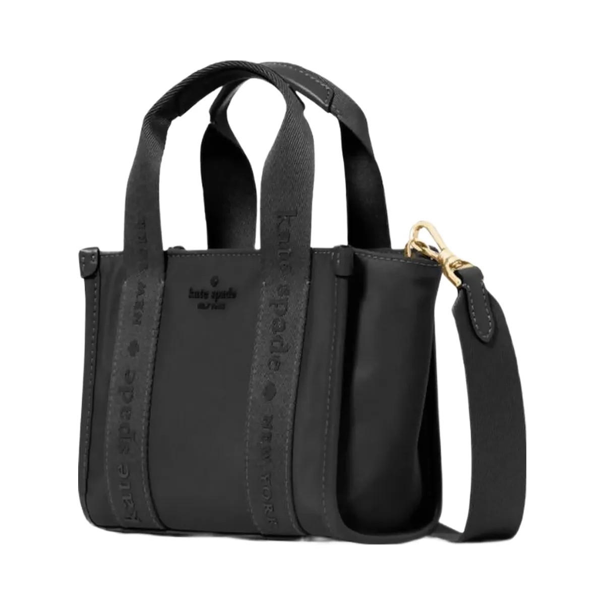 Kate Spade Kip Nylon Mini Tote Black - HypeFly India View 3