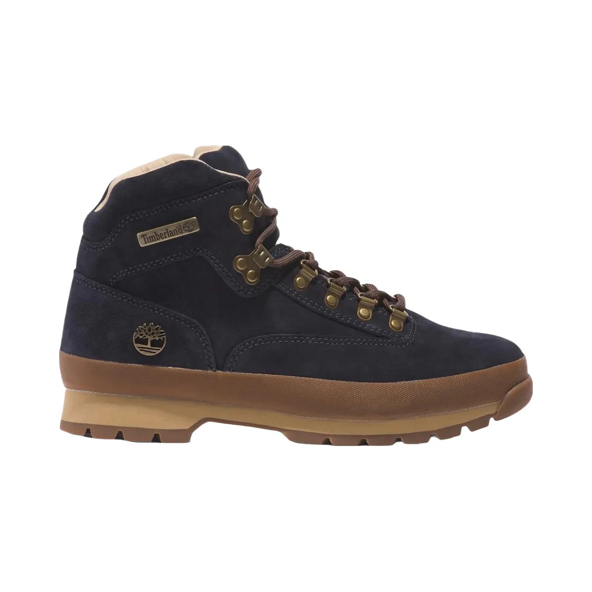 Timberland Euro Hiker Mid Lace Up Dark Blue Suede - HypeFly India View 1