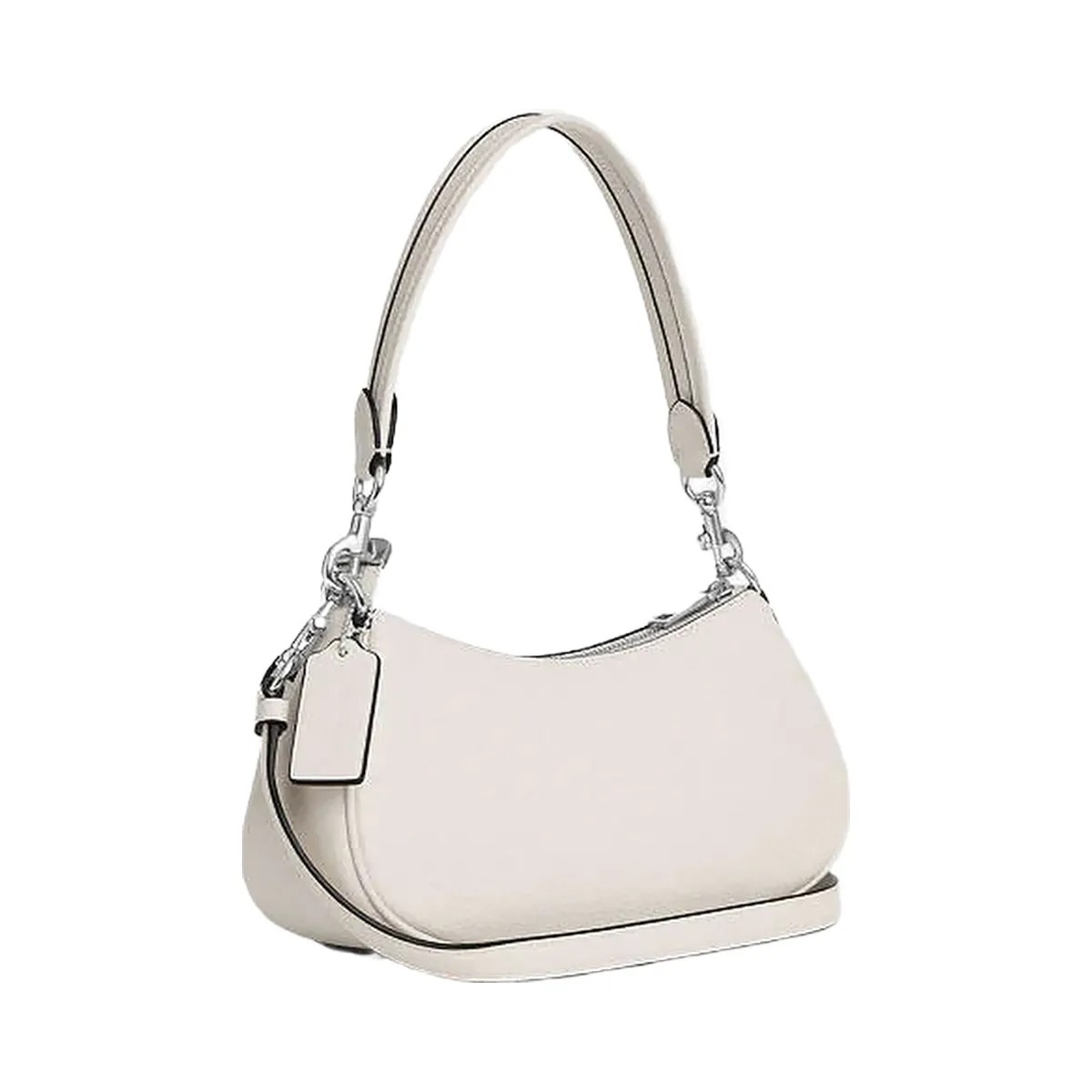 Coach Ashton Bag Pebbled Leather-Silver-Chalk - HypeFly India View 4