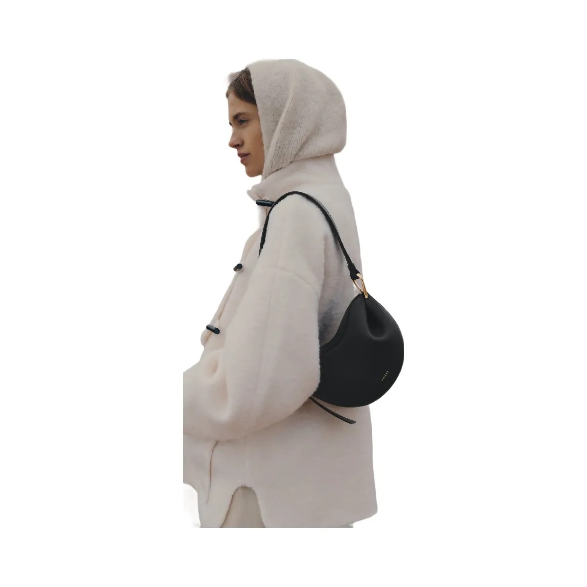Polene Tonca Textured Black - HypeFly India View 4