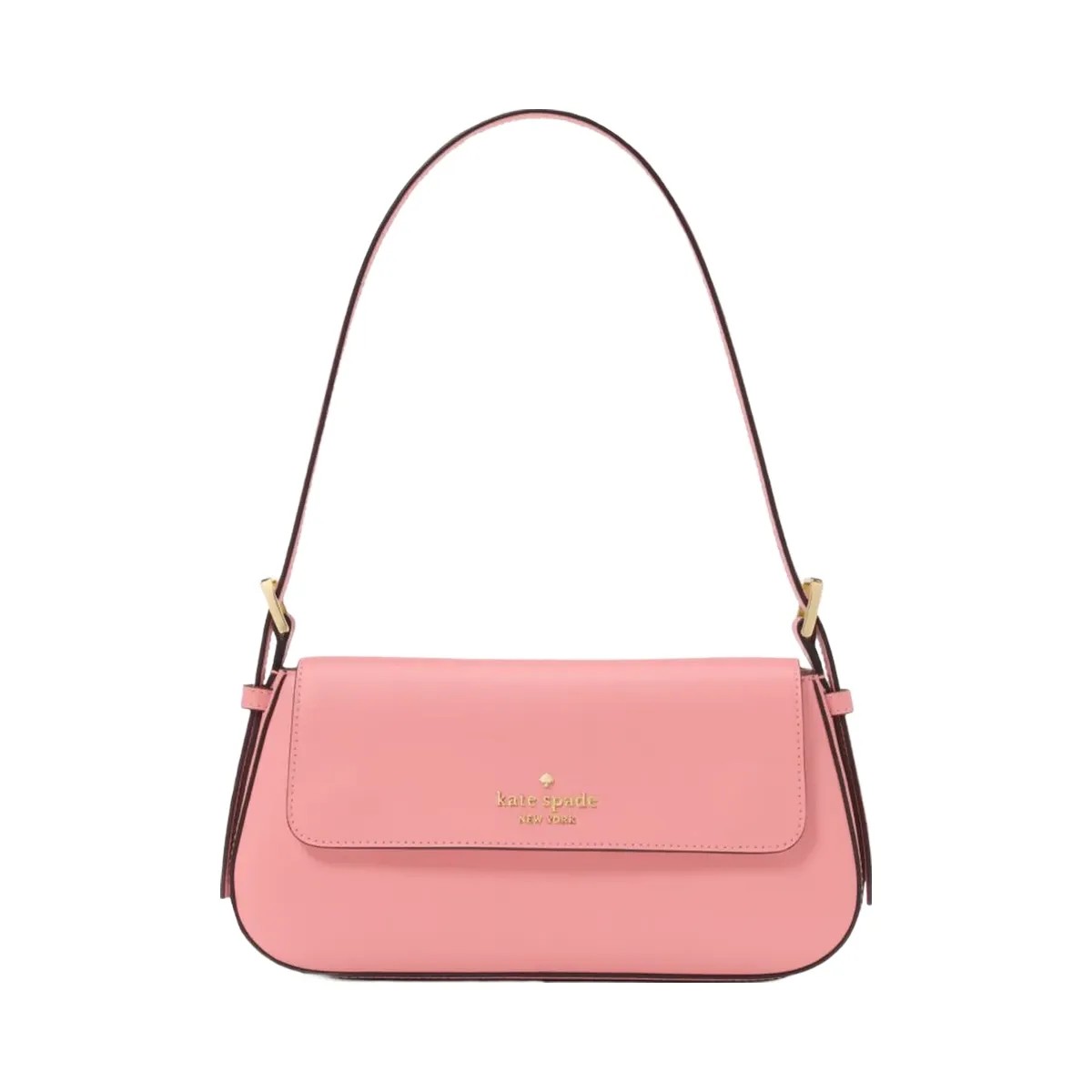 Kate Spade Madison Saffiano Leather Small Flap Shoulder Bag Terracotta Tile - HypeFly India View 1