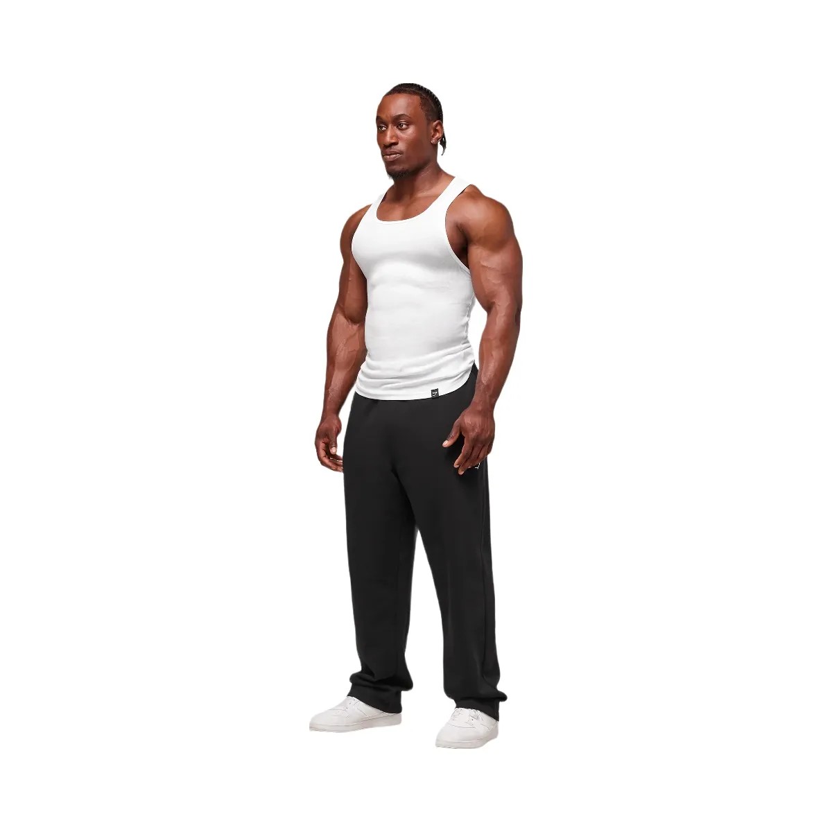 Gymshark Ribbed Tank 3 Pack - White - HypeFly India View 4