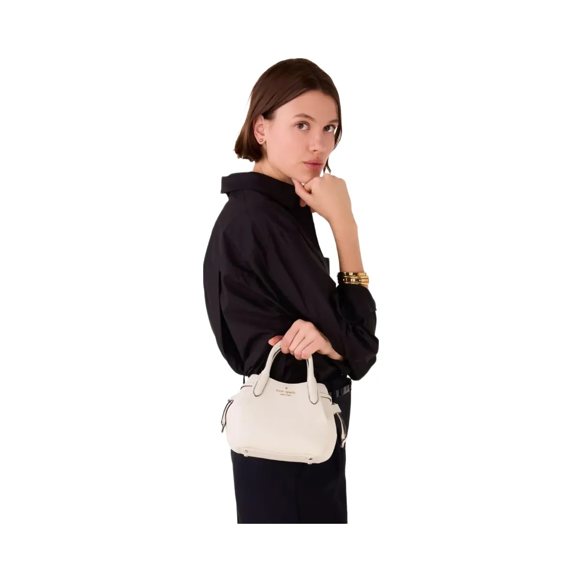 Kate Spade Dumpling Mini Satchel Parchment - HypeFly India View 2