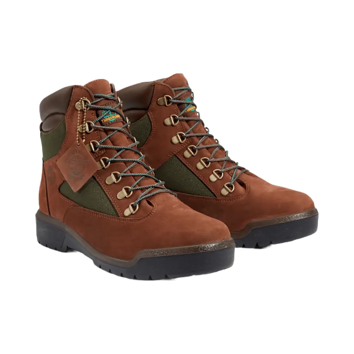 Timberland 6-Inch Waterproof Field Boot Dark Brown Nubuck Men'S - HypeFly India View 1