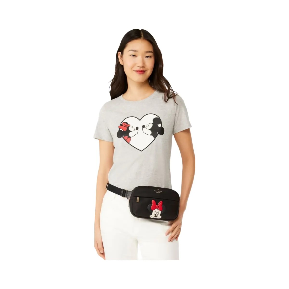 Kate Spade Disney X Kate Spade New York Minnie Belt Bag Black Multi - HypeFly India View 2