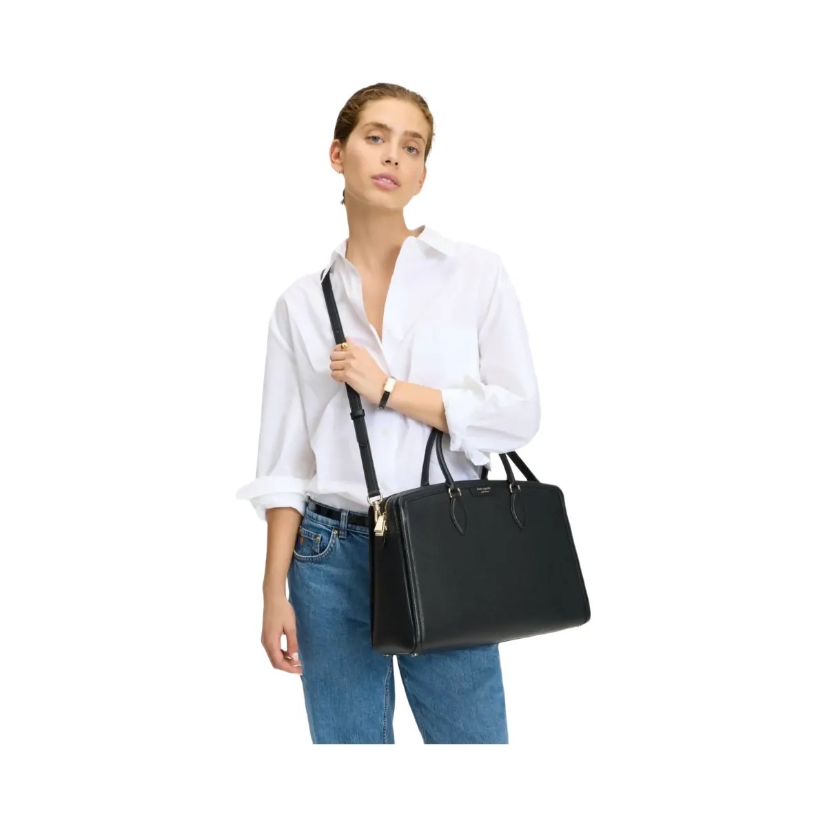 Kate Spade Hudson Commuter Laptop Bag Black - HypeFly India View 3