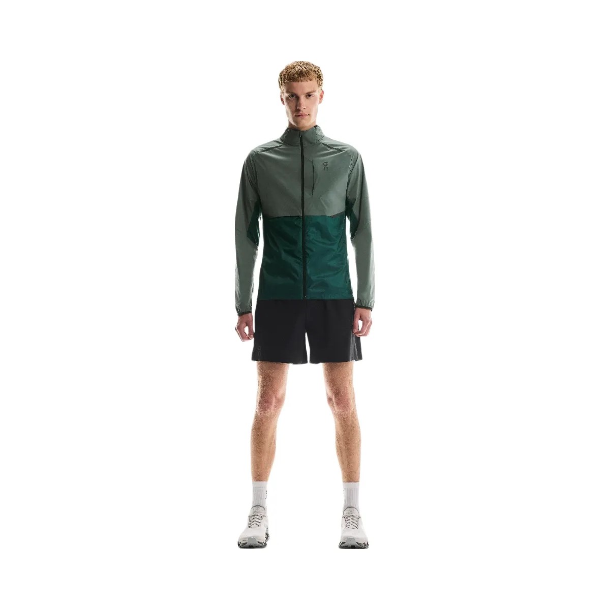 On Weather Jacket Spirulina | Olive - HypeFly India View 4