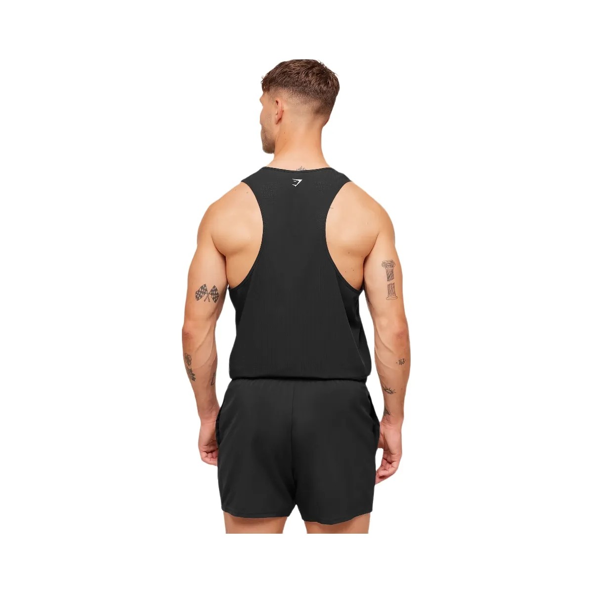 Gymshark Running Tank - Black - HypeFly India View 3