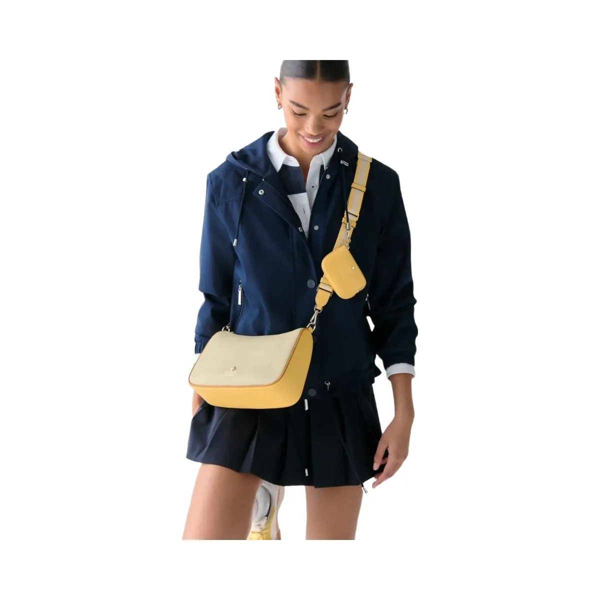 Kate Spade Emma Medium Shoulder Bag Buttermilk Glaze Multi - HypeFly India View 2