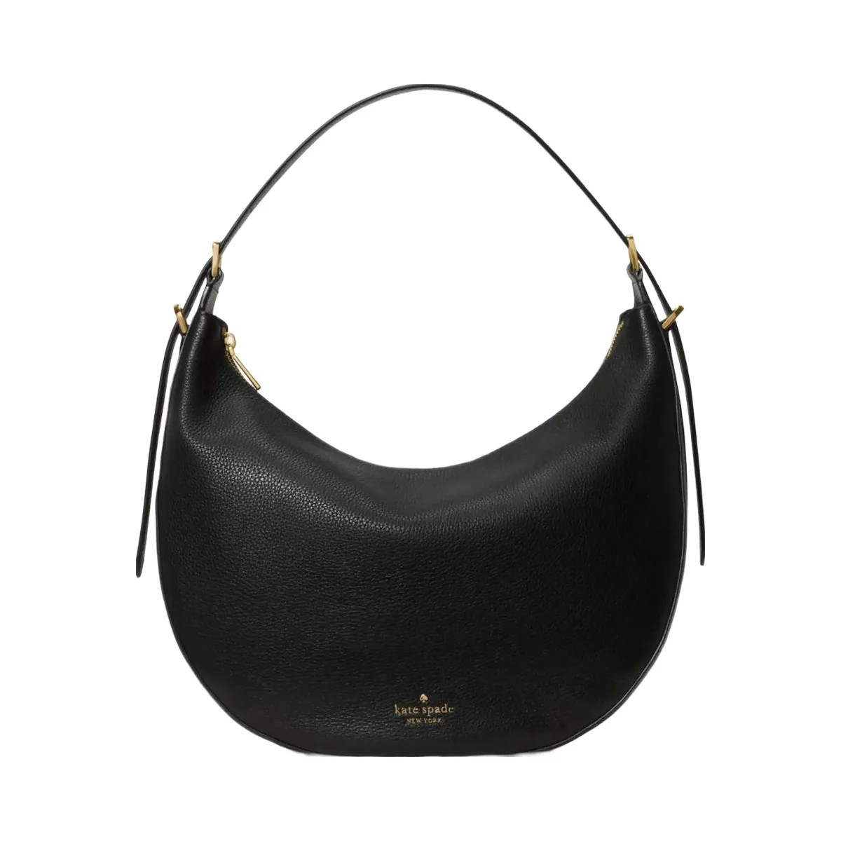 Kate Spade Nova Large Crescent Shoulder Bag Black - HypeFly India View 1