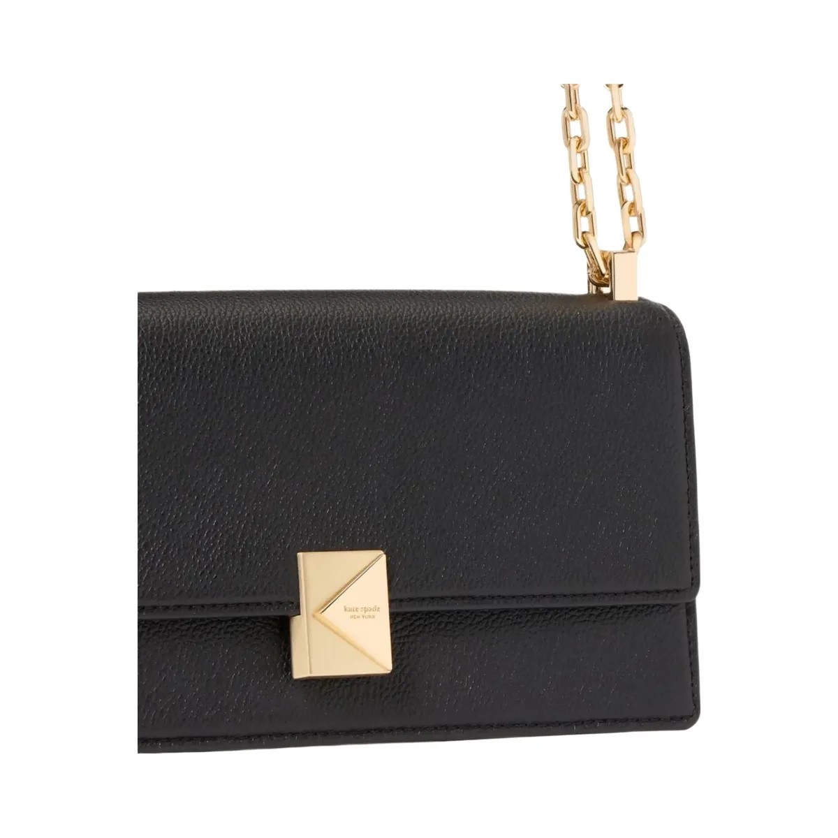 Kate Spade Deco Mini Flap Chain Crossbody Black - HypeFly India View 5