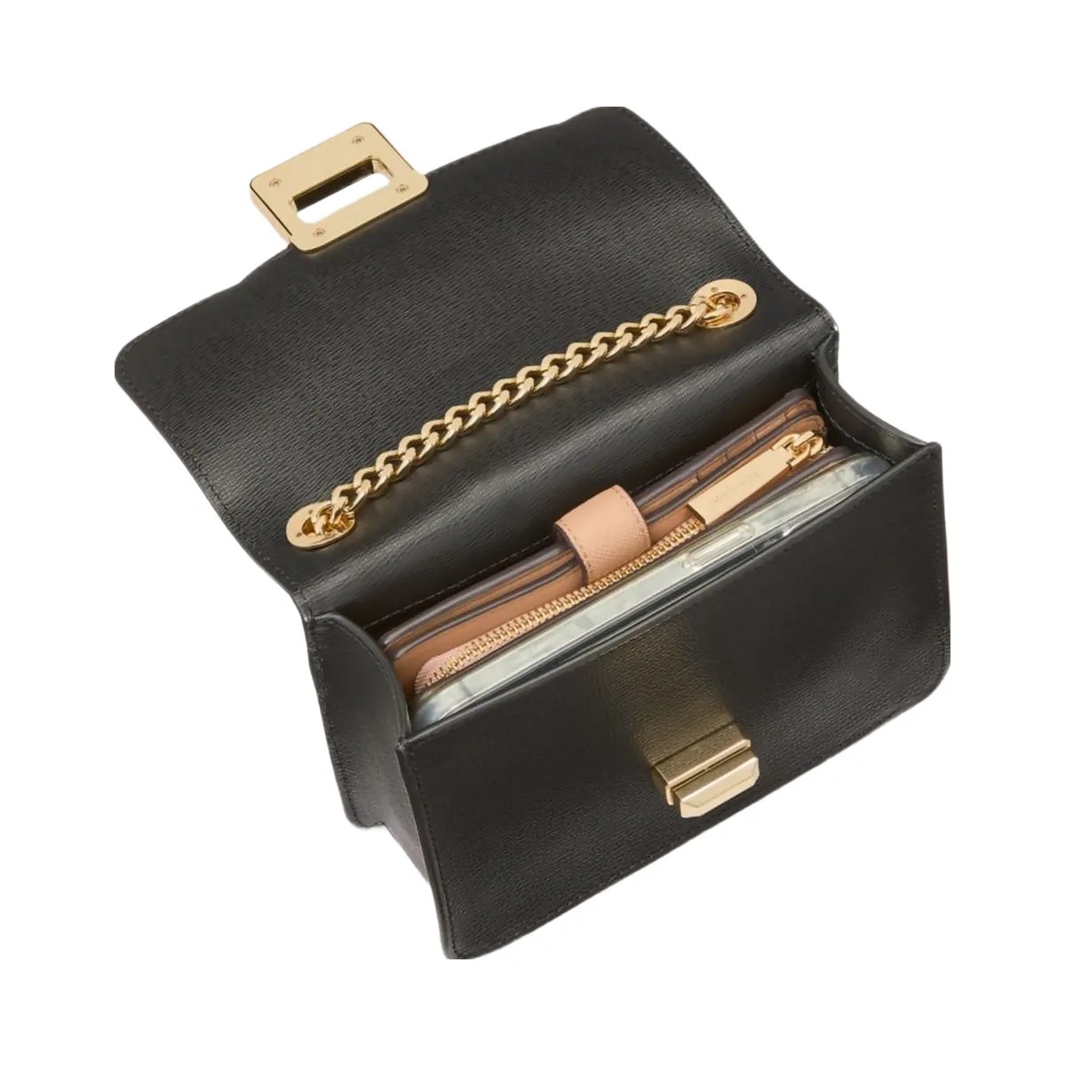 Kate Spade Phoebe Turnlock Mini Flap Crossbody Black - HypeFly India View 6