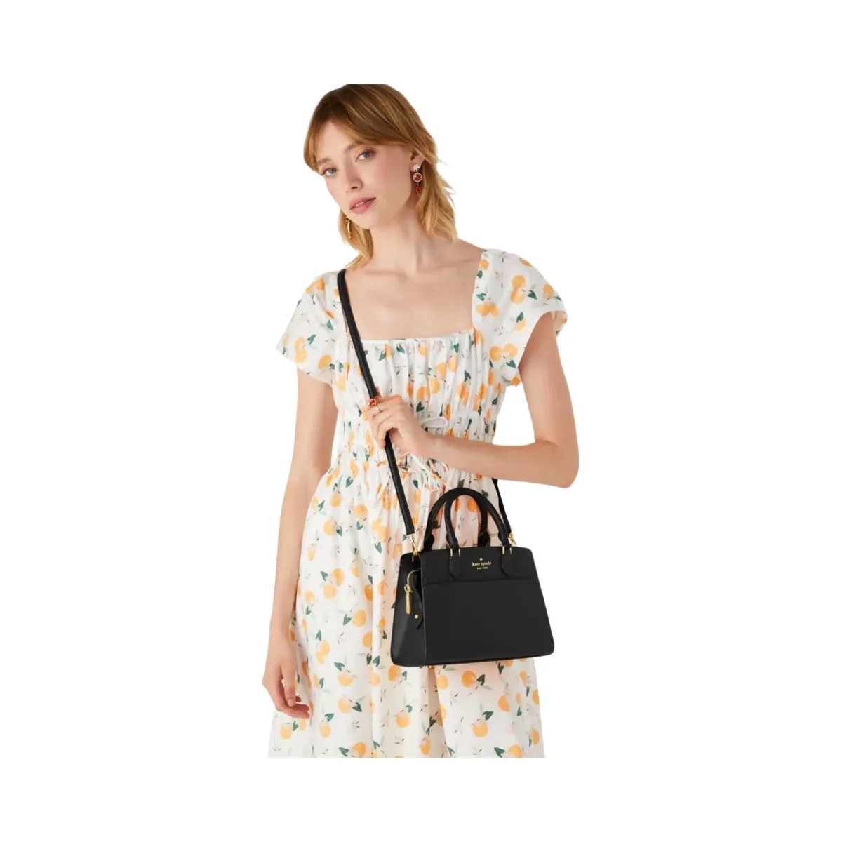 Kate Spade Madison Small Satchel Black - HypeFly India View 2