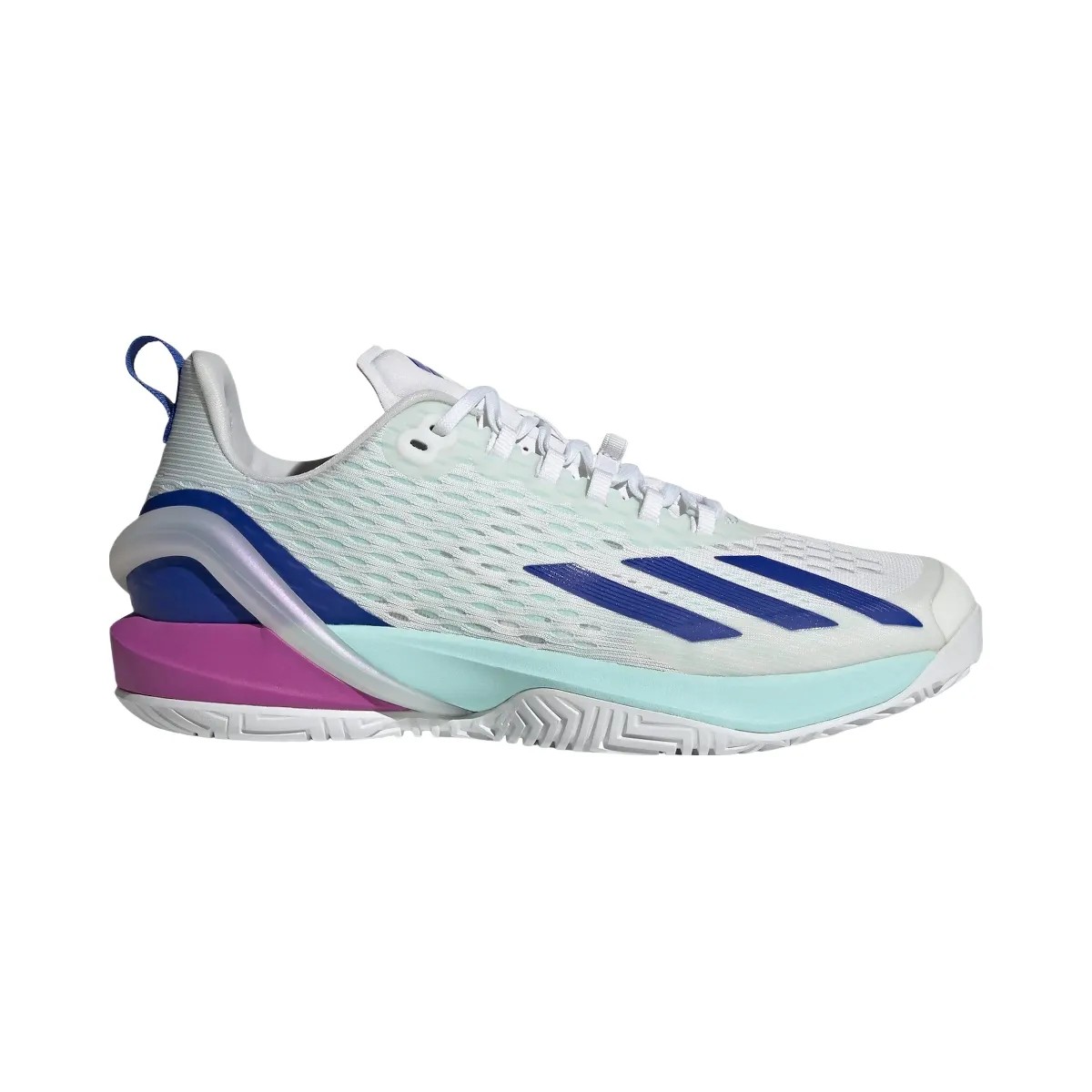 Adidas Adizero Cybersonic Cloud White Lucid Blue Semi Flash Aqua - HypeFly India View 1