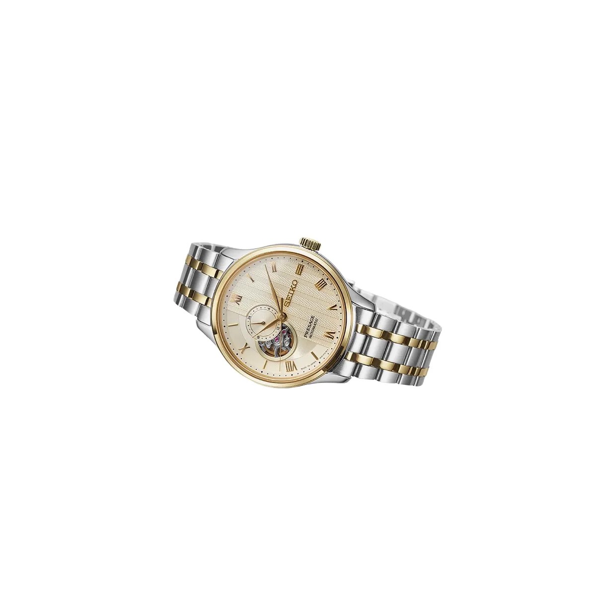 Seiko Presage Japanese Zen Gardens in Gold-toned sand - SSA464J1 Men's - HypeFly India View 2