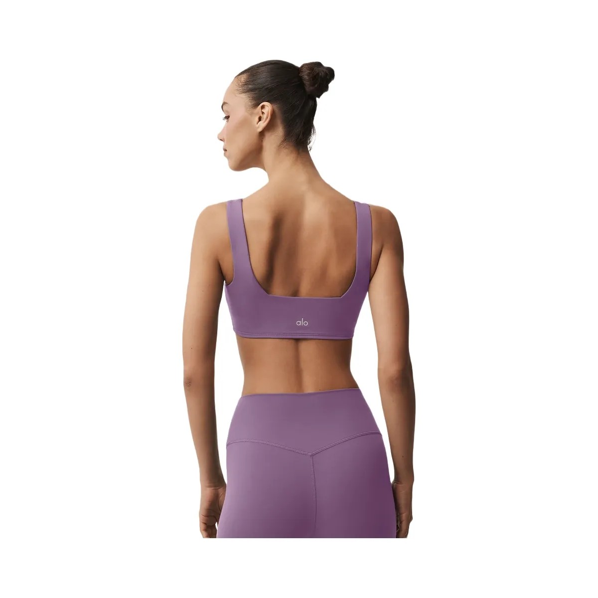 Alo Women's Softsculpt Precision Bra - Plum Kiss - HypeFly India View 1