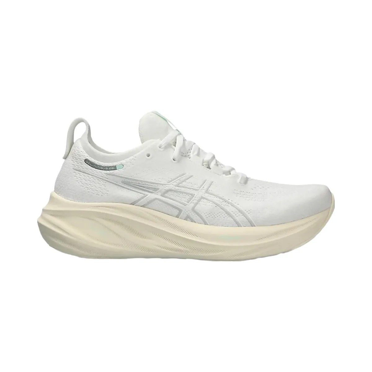 Asics Gel-Nimbus 26 White (Women'S) - HypeFly India View 1