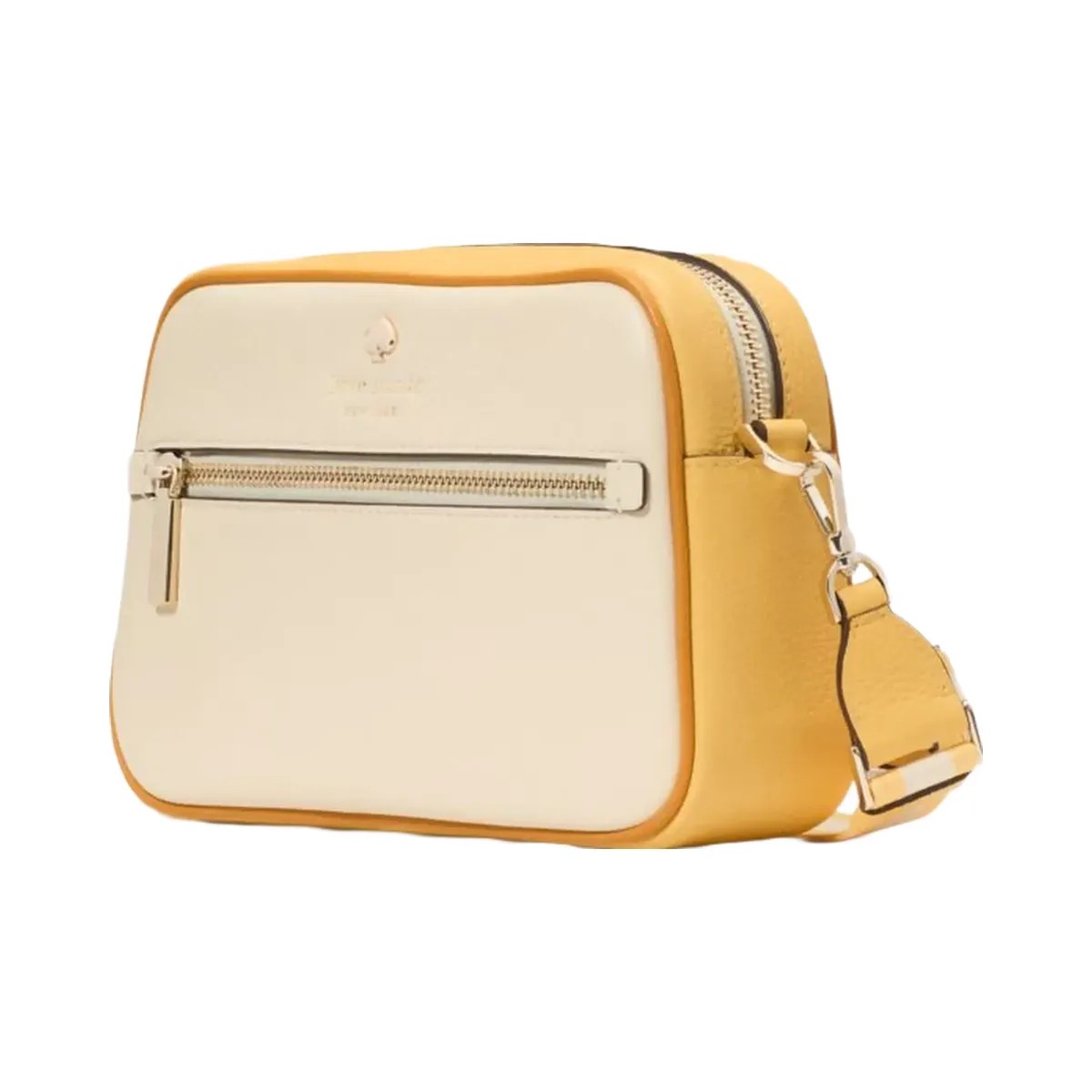 Kate Spade Emma Colorblock Pebbled Leather Large Crossbody Buttermilk Glaze Multi - HypeFly India View 3