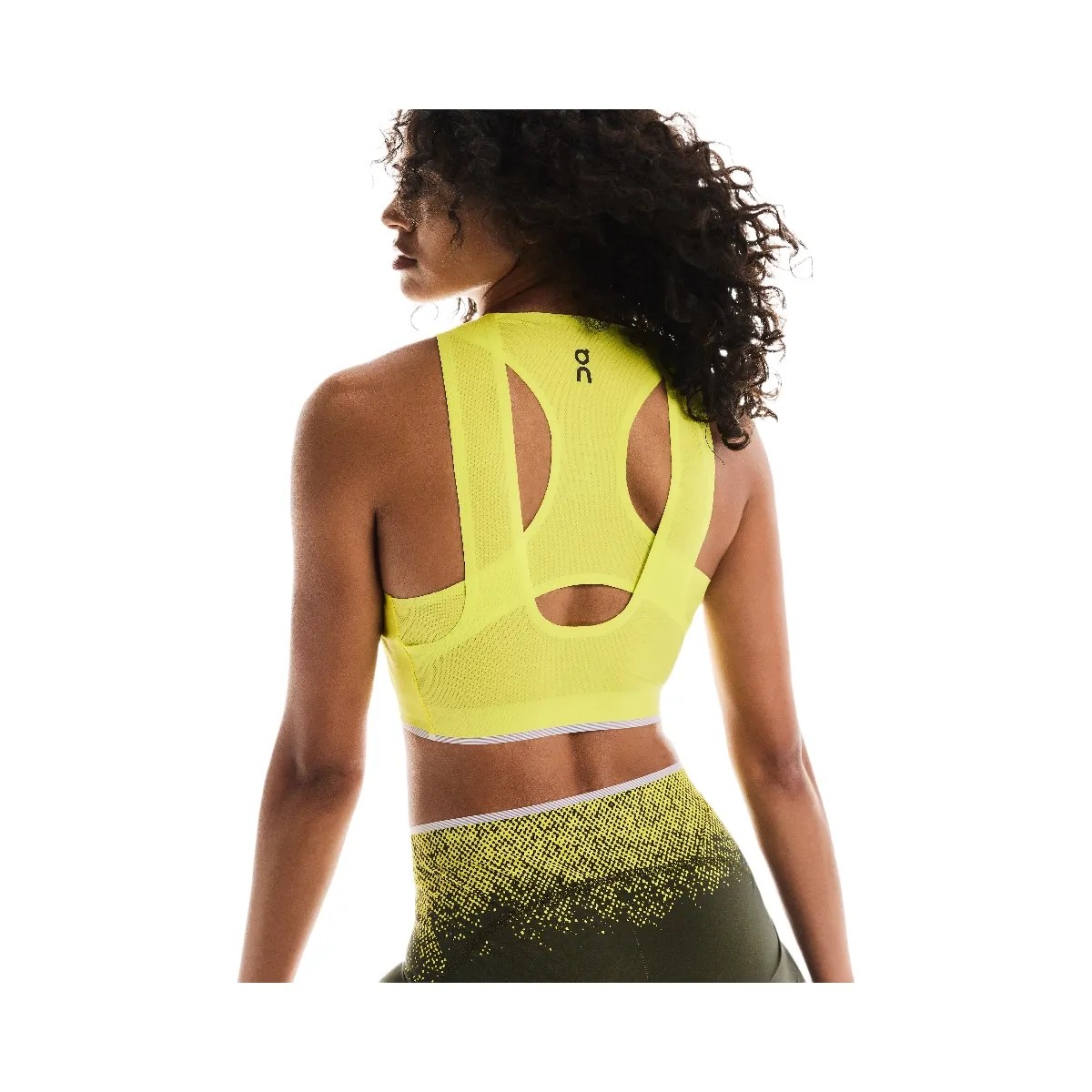 On Race Crop Lime - HypeFly India View 3