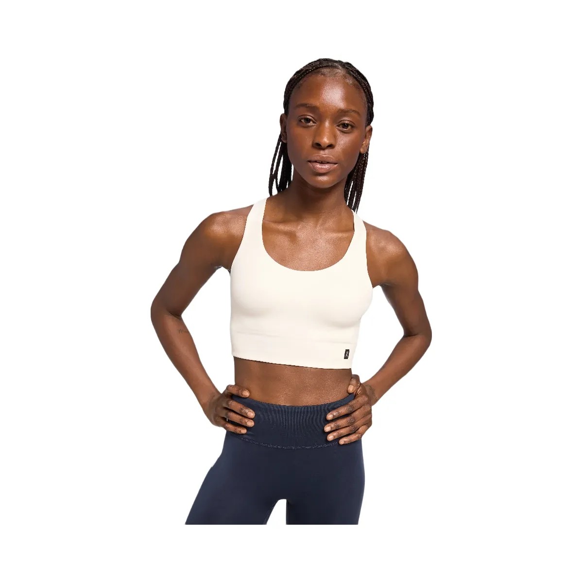 On Active Bra Longline Undyed-White  - HypeFly India View 2