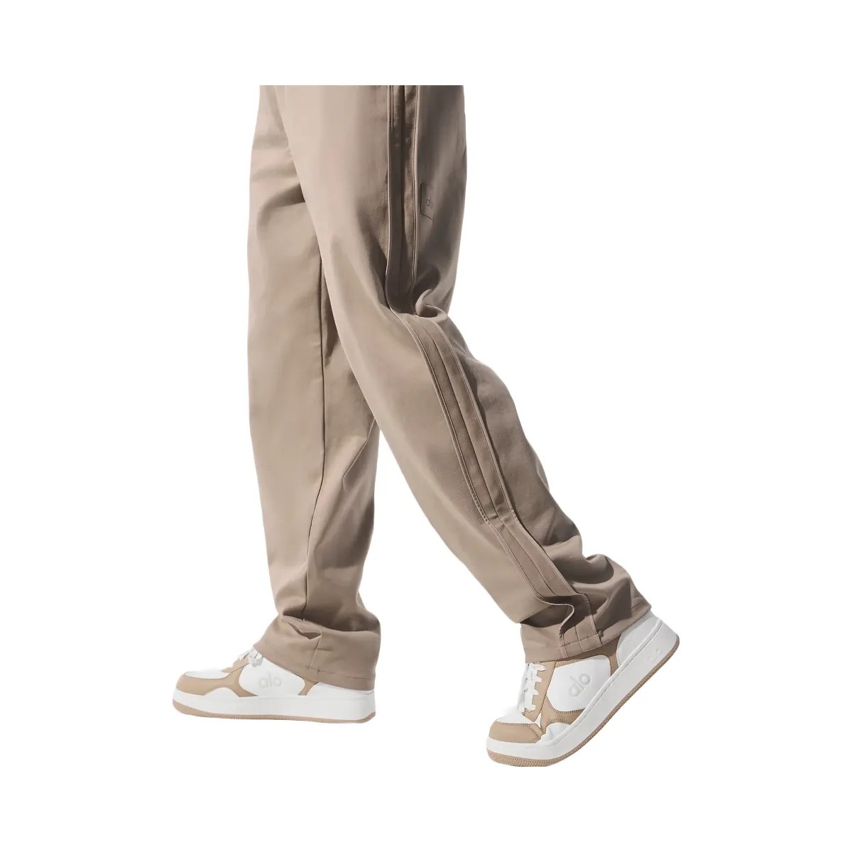 Alo Men's Edition Sueded Straight Leg Pant - Gravel - HypeFly India View 4