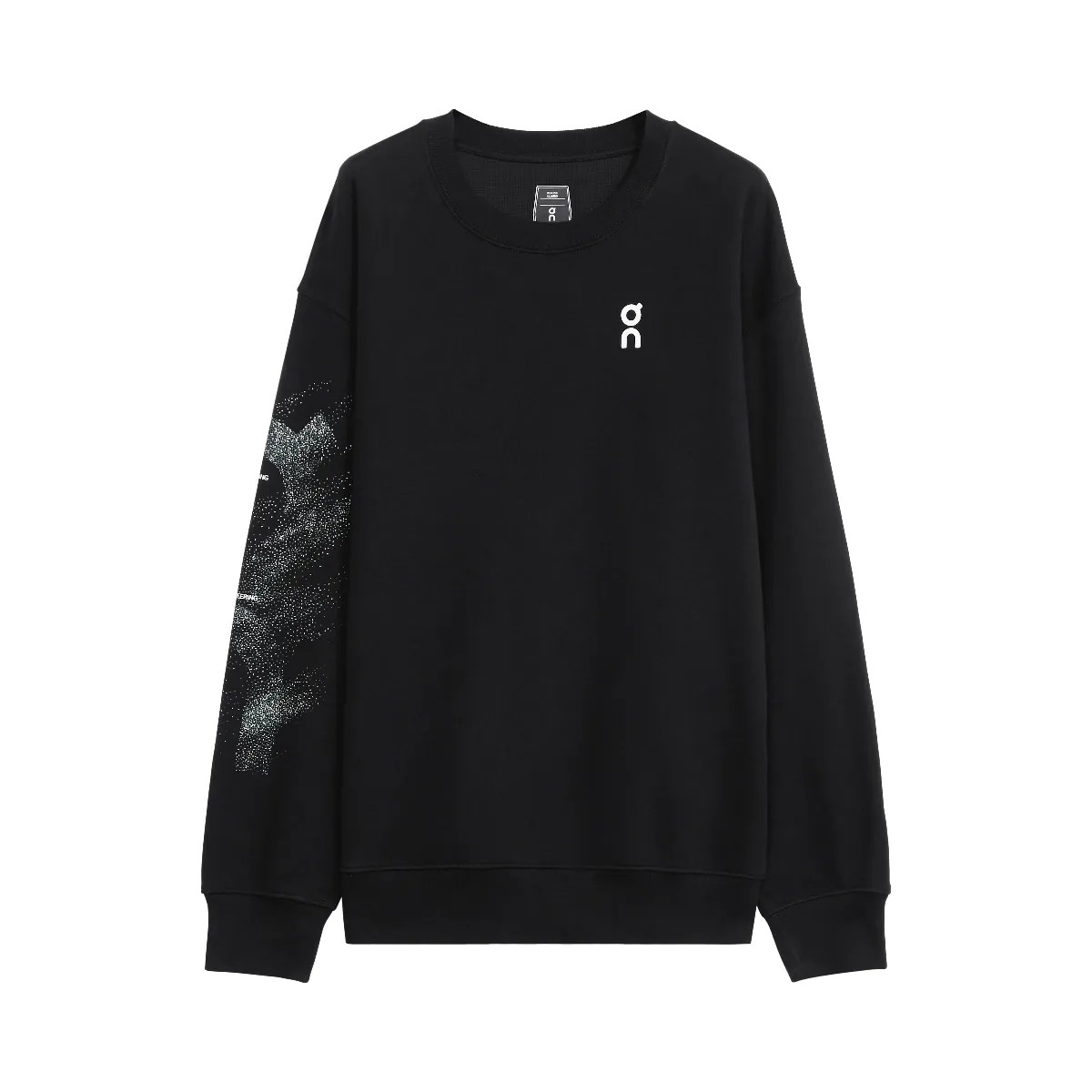 On Club Crew Graphic Black | Olive - HypeFly India View 1