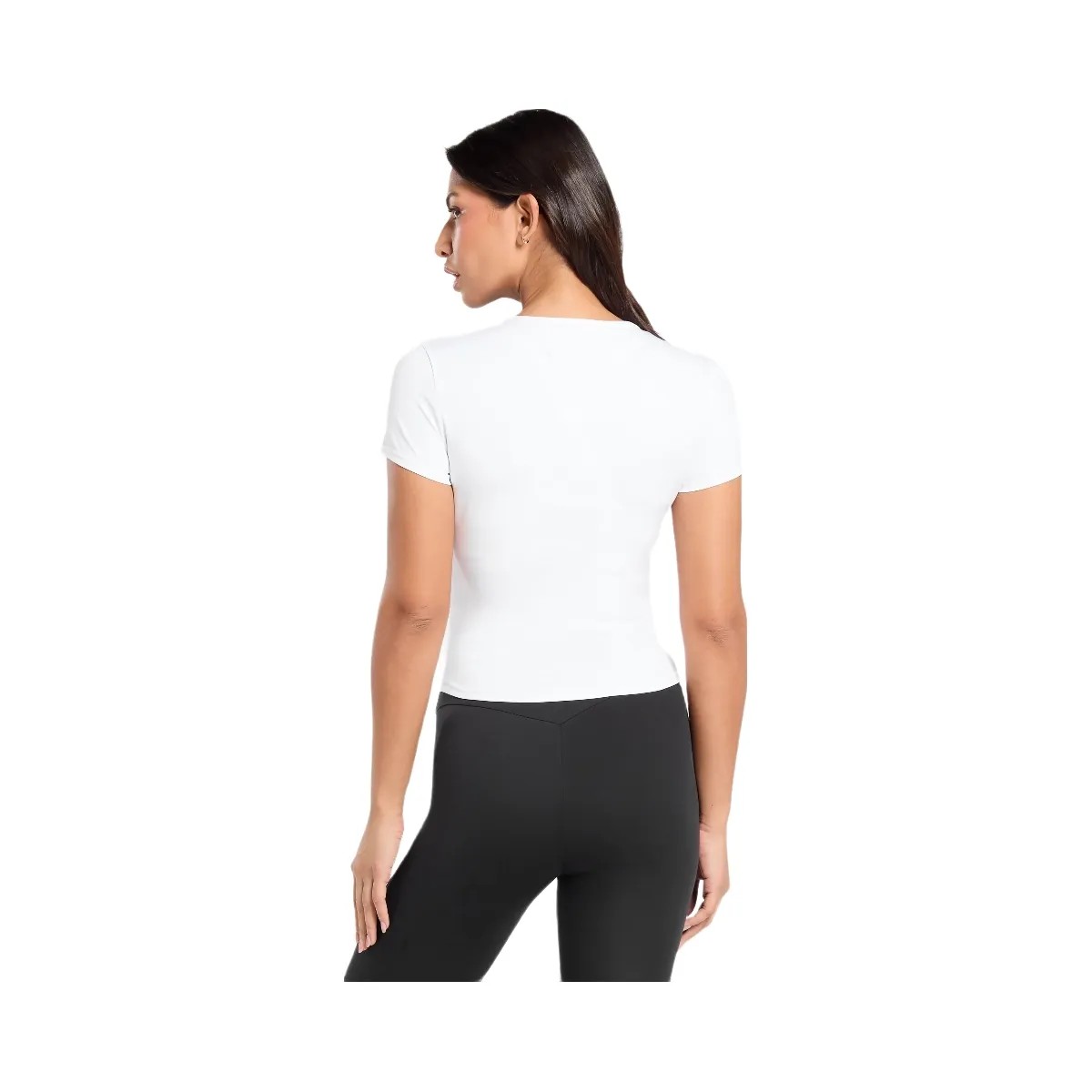 Gymshark Training Baby Tee - White - HypeFly India View 2