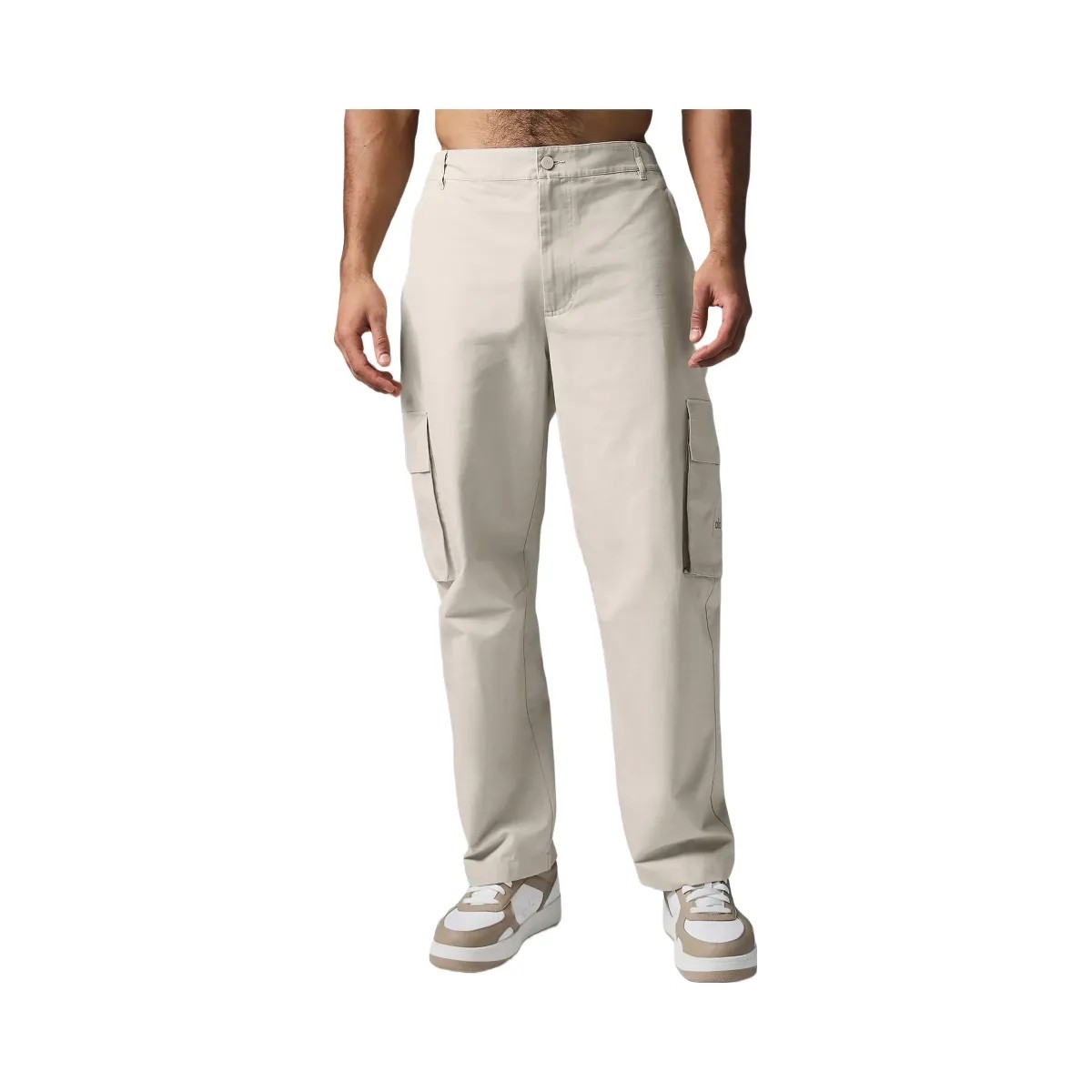Alo Men's Cargo Ripstop Trouser - Bone - HypeFly India View 2
