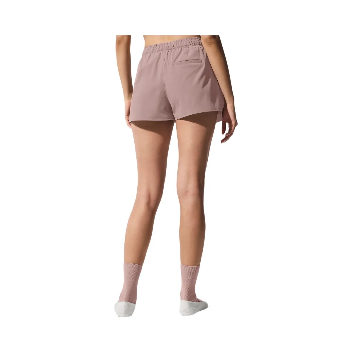 Alo Women's Flip It Mini Skort - Taupe - HypeFly India View 3