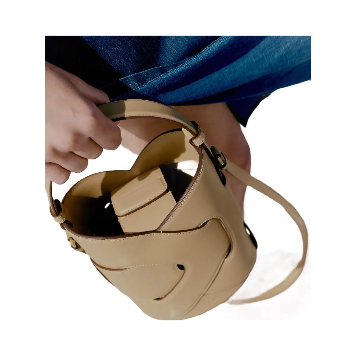Polene Nodde Seau Sand - HypeFly India View 3