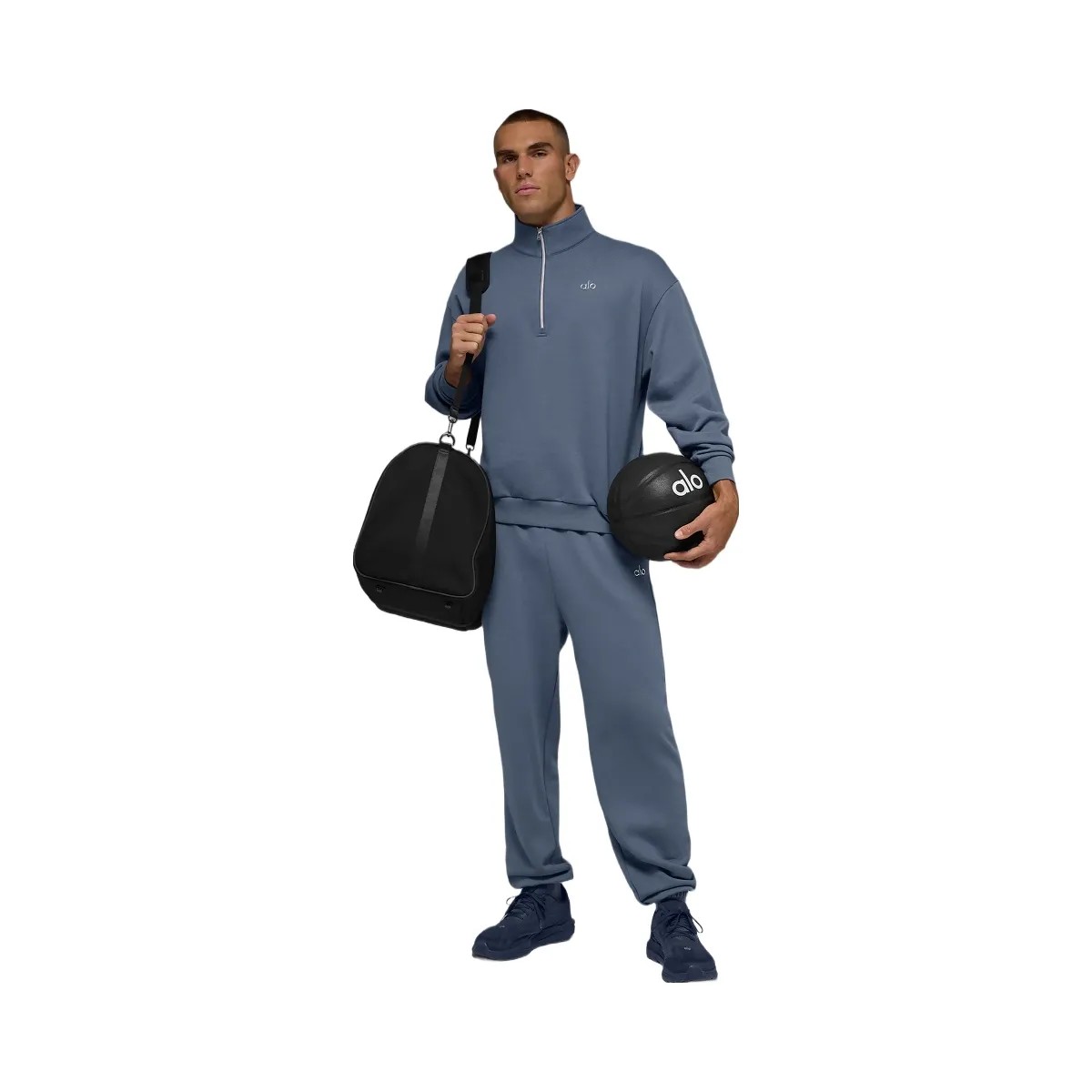 Alo Men's Accolade Sweatpant - Bluestone - HypeFly India View 5