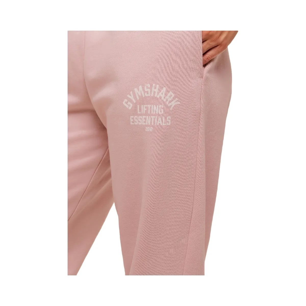 Gymshark Lifting Essentials Joggers - Cloud Pink - HypeFly India View 5