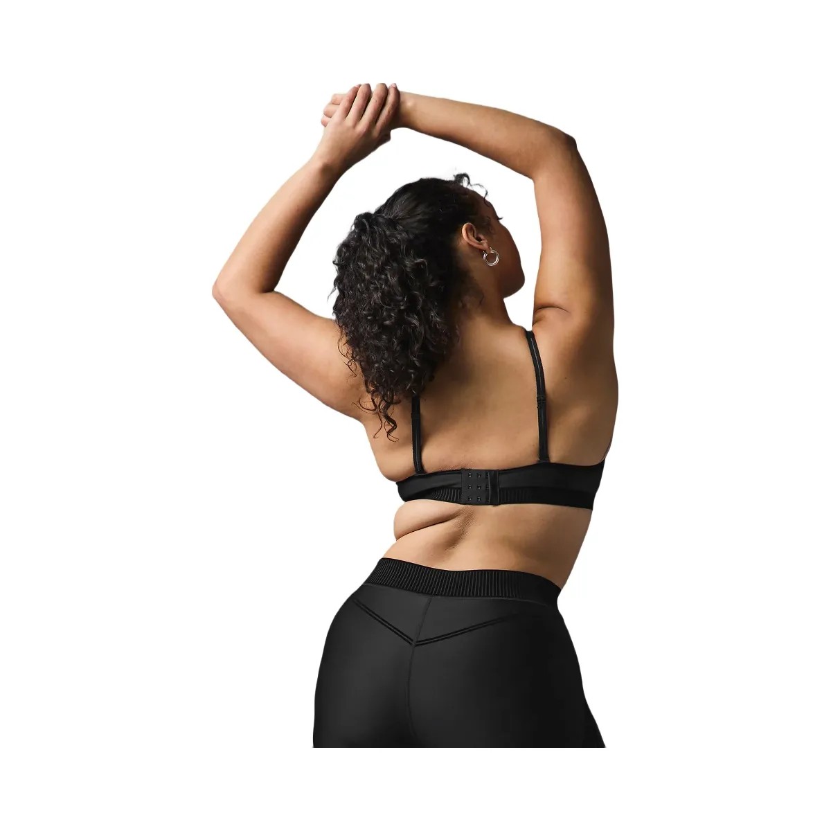 Alo Women's Airlift Line Up Bra - Black - HypeFly India View 6