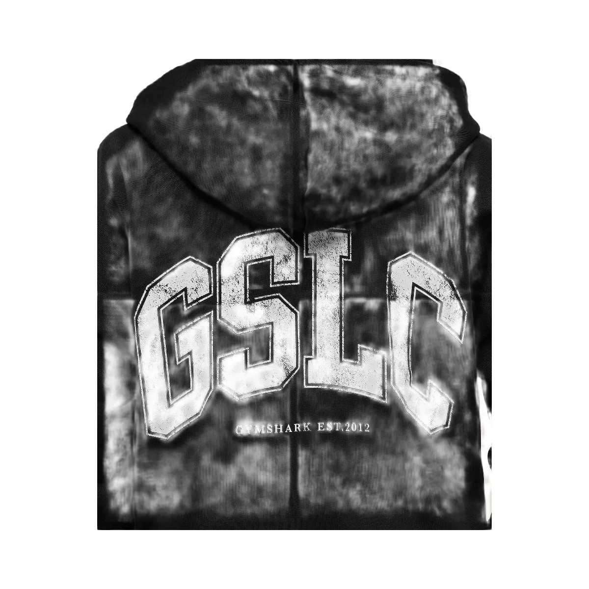 Gymshark GSLC Graphic Zip Up Hoodie - Black - HypeFly India View 4