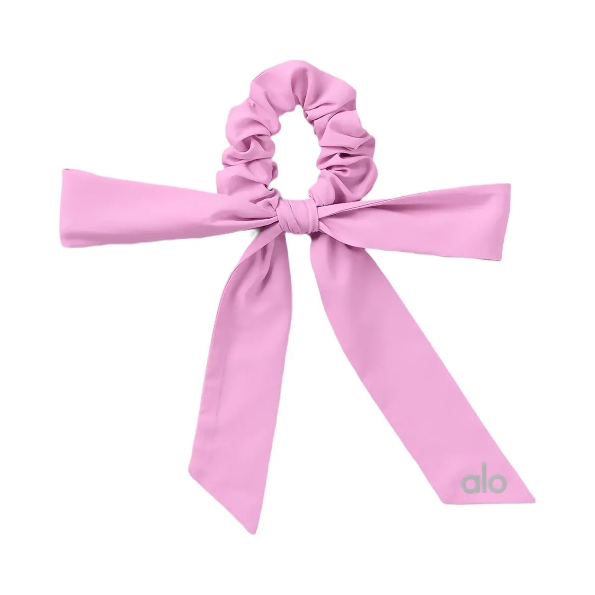 Alo Love Knots Tie Scrunchie - Candy Heart Pink - HypeFly India View 1