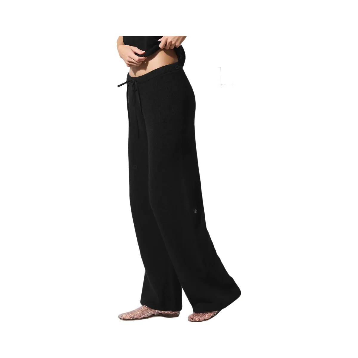 Alo Women's Supernatural Sweater Pant - Black - HypeFly India View 3