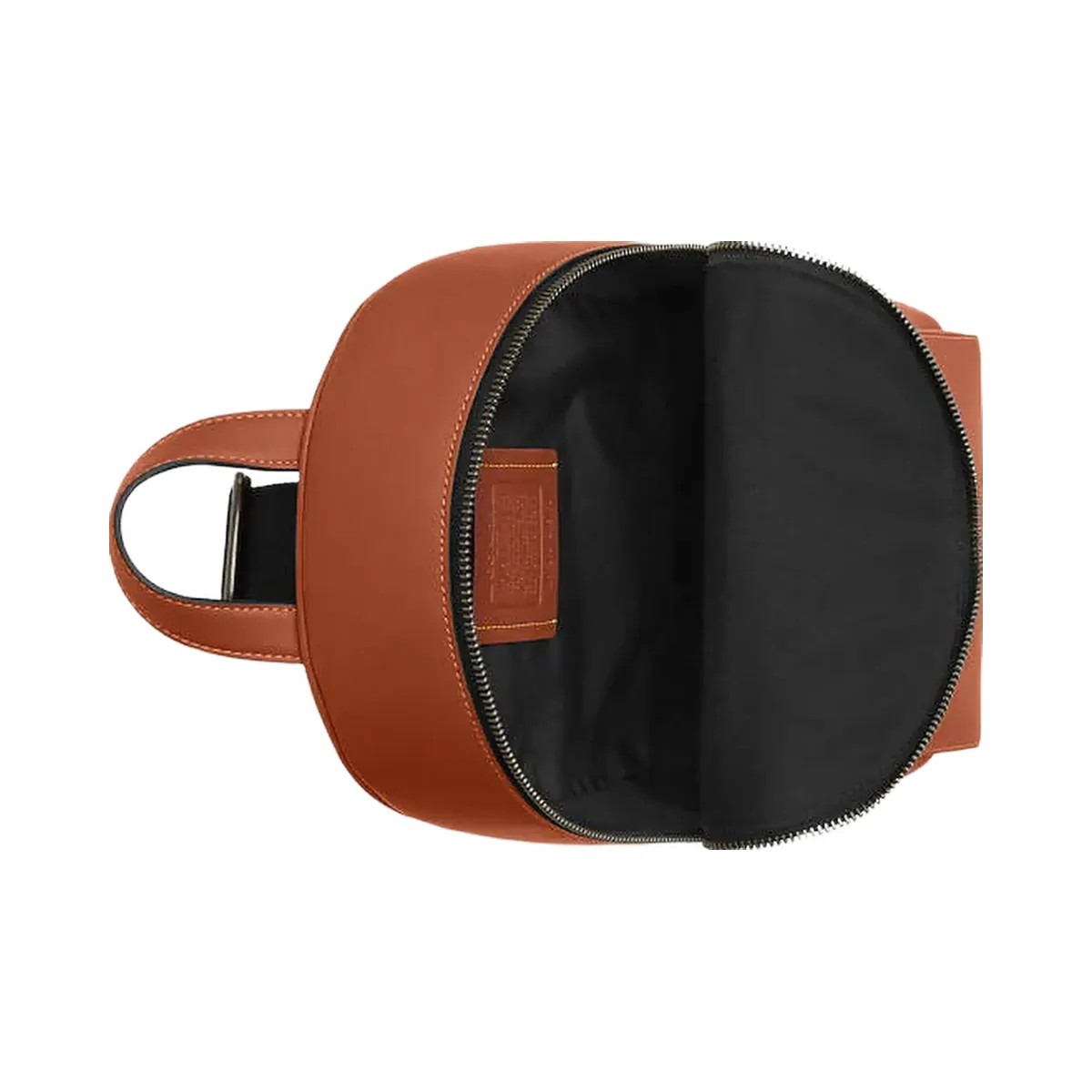 Coach Turnlock Sling Pack Smooth Leather-Gunmetal-Tan - HypeFly India View 4