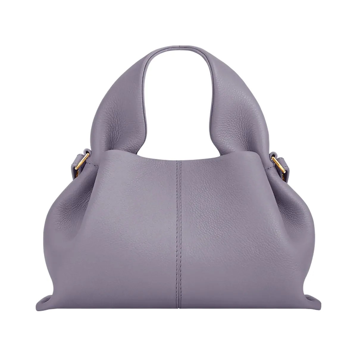 Polene Numero Neuf Mini Textured Mauve - HypeFly India View 1