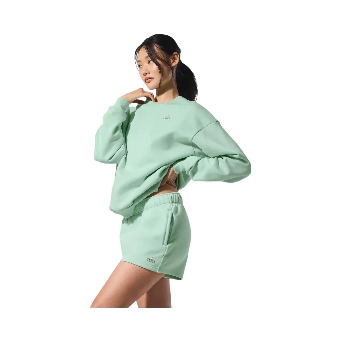 Alo Women's Accolade Short - Spearmint - HypeFly India View 1