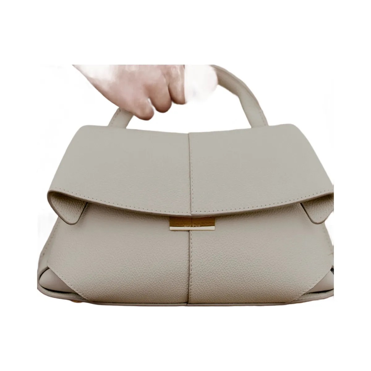 Polene Mokki Mini Textured Chalk - HypeFly India View 3