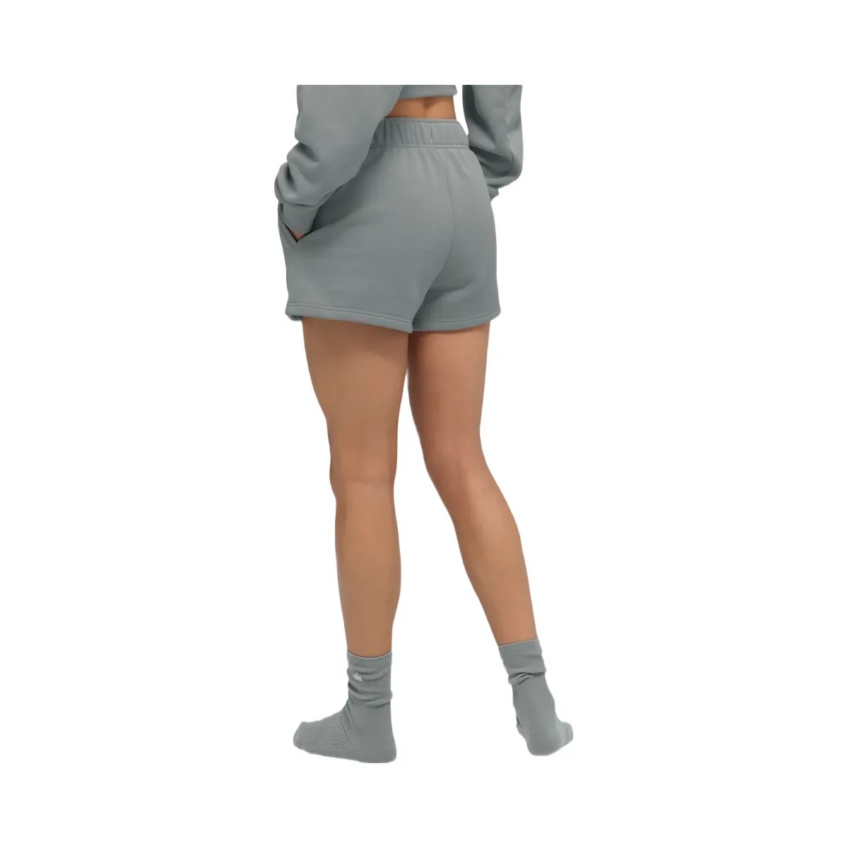 Alo Women's Accolade Short - Lunar Grey - HypeFly India View 3