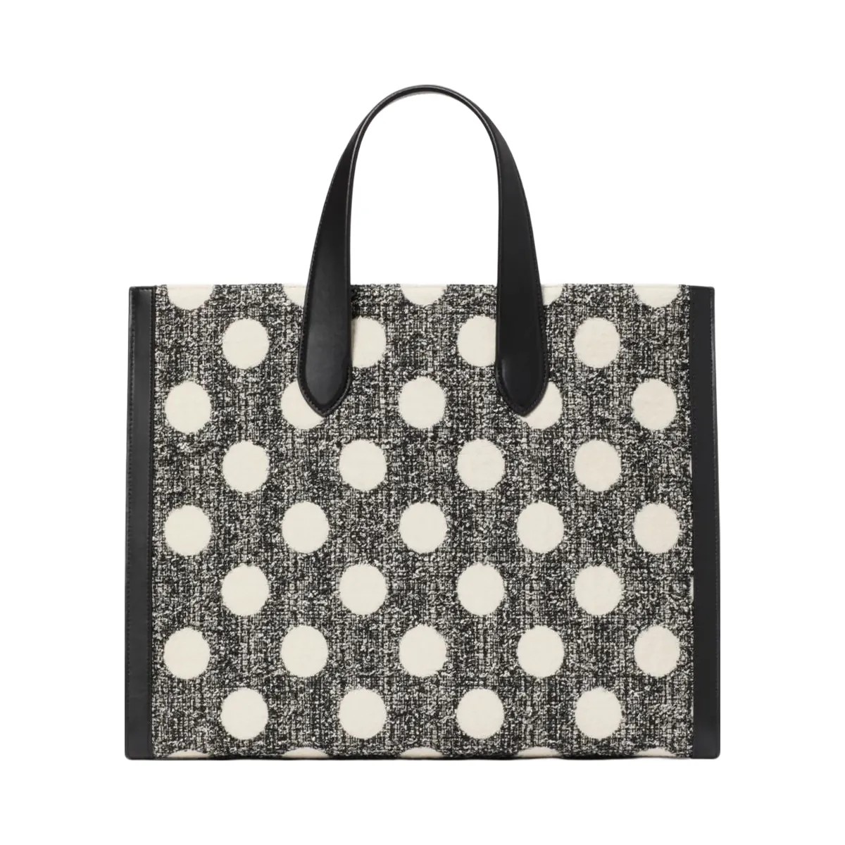 Kate Spade Manhattan Dot Tweed Large Tote Black Multi - HypeFly India View 6