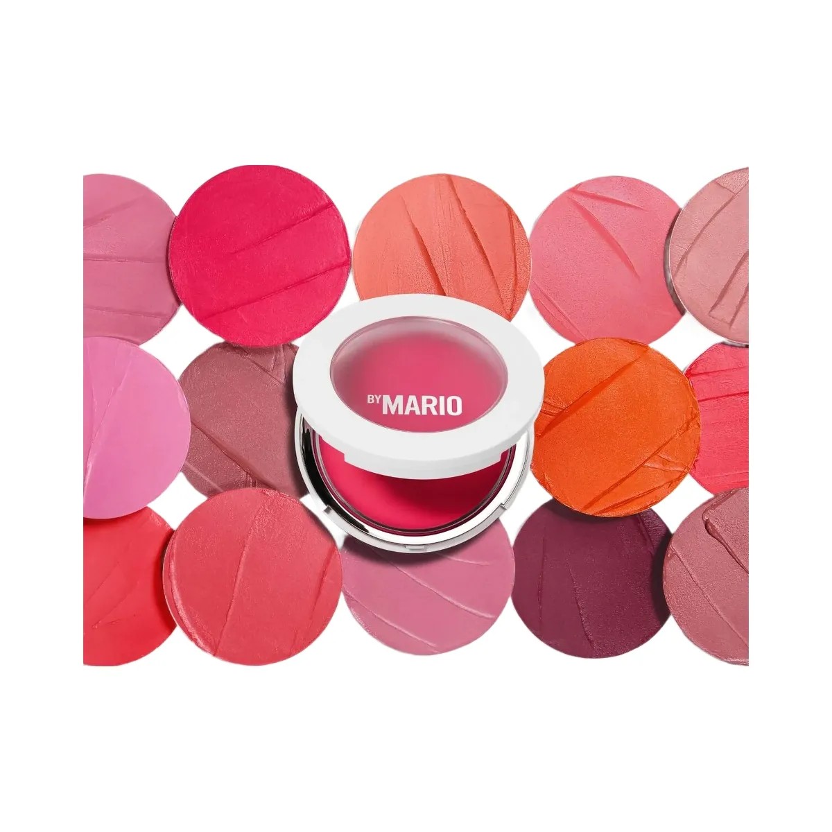 MAKEUP BY MARIO Soft Pop Plumping Cream Blush Veil - Strawberry Sunset - HypeFly India View 5