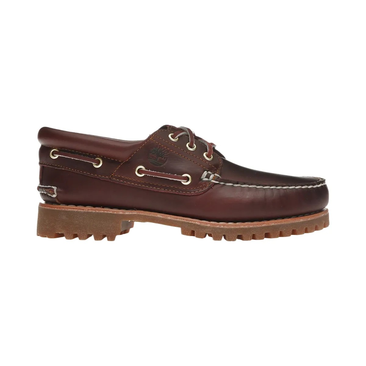 Timberland 3-Eye Lug Handsewn Boat Shoe Burgundy - HypeFly India View 1