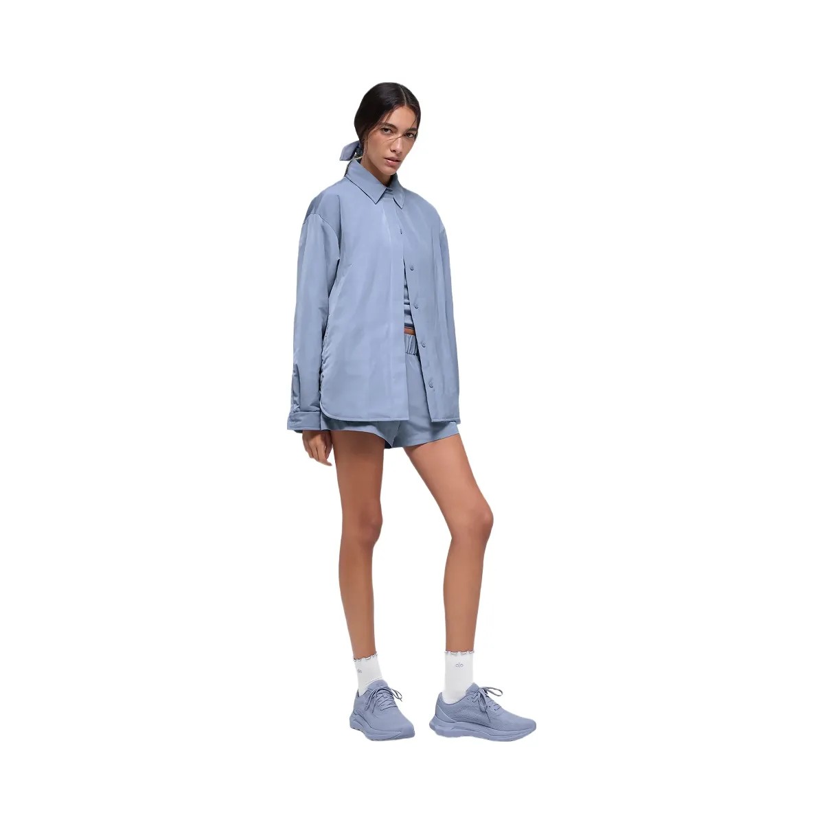 Alo Women's Socialite Shacket - Winter Frost - HypeFly India View 3