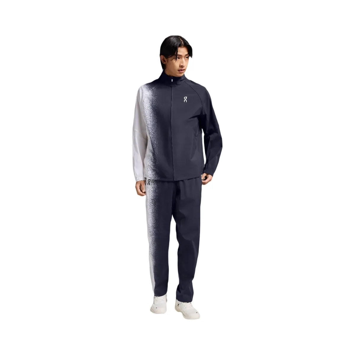 On Court Track Jacket Black | White - HypeFly India View 2