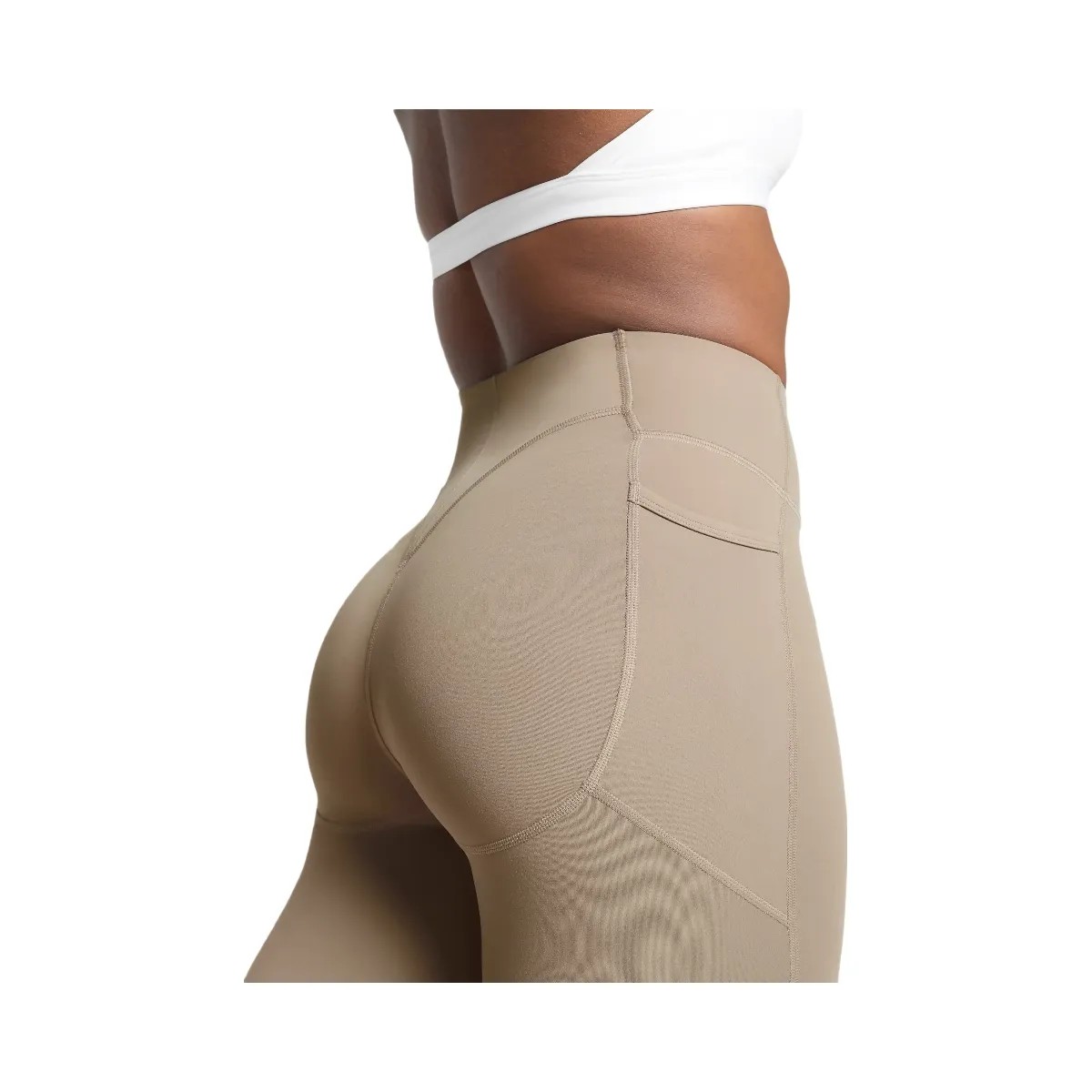 Gymshark Lifting Pocket Leggings - Lifestyle Brown - HypeFly India View 4