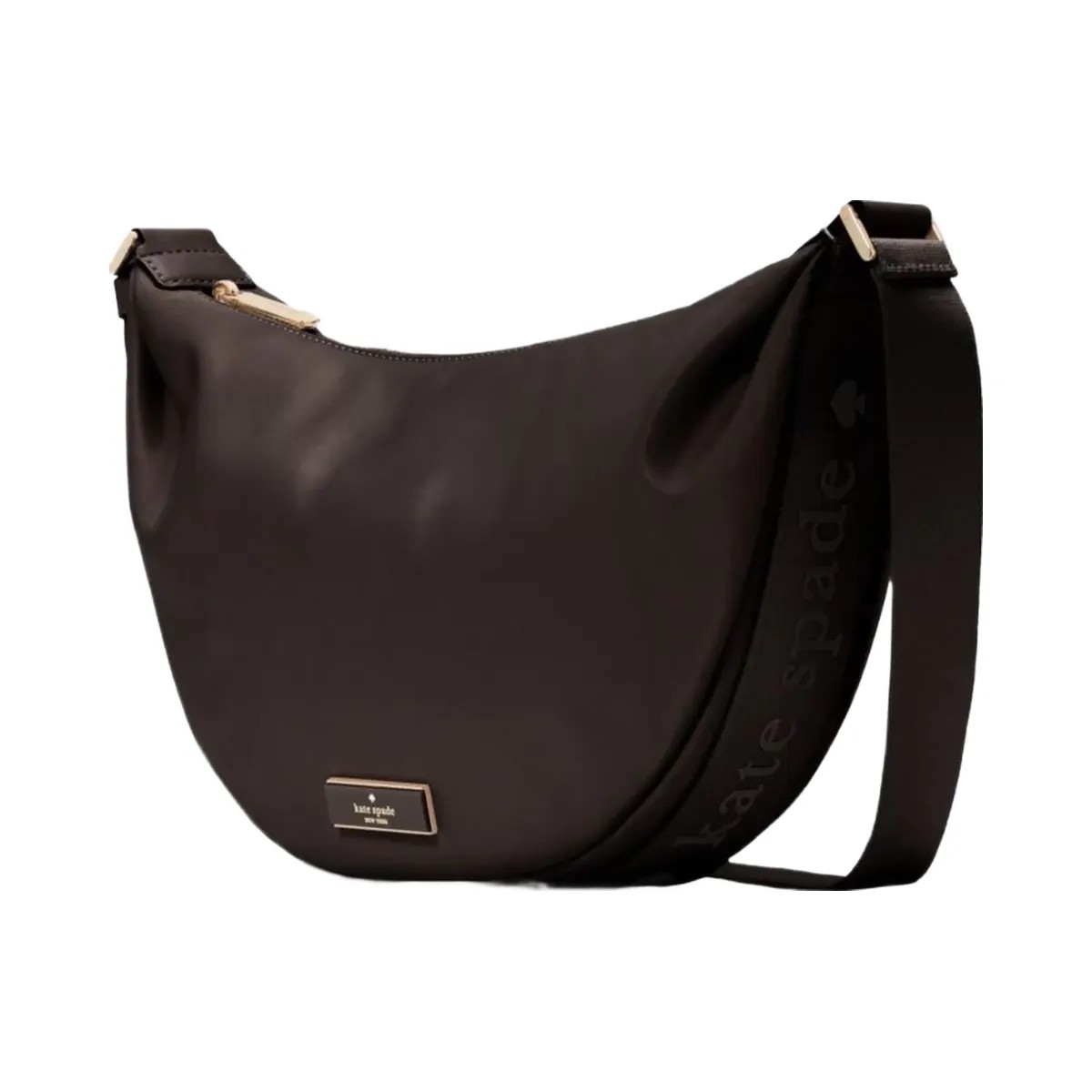 Kate Spade Carter Nylon Medium Sling Bag Hot Fudge - HypeFly India View 3