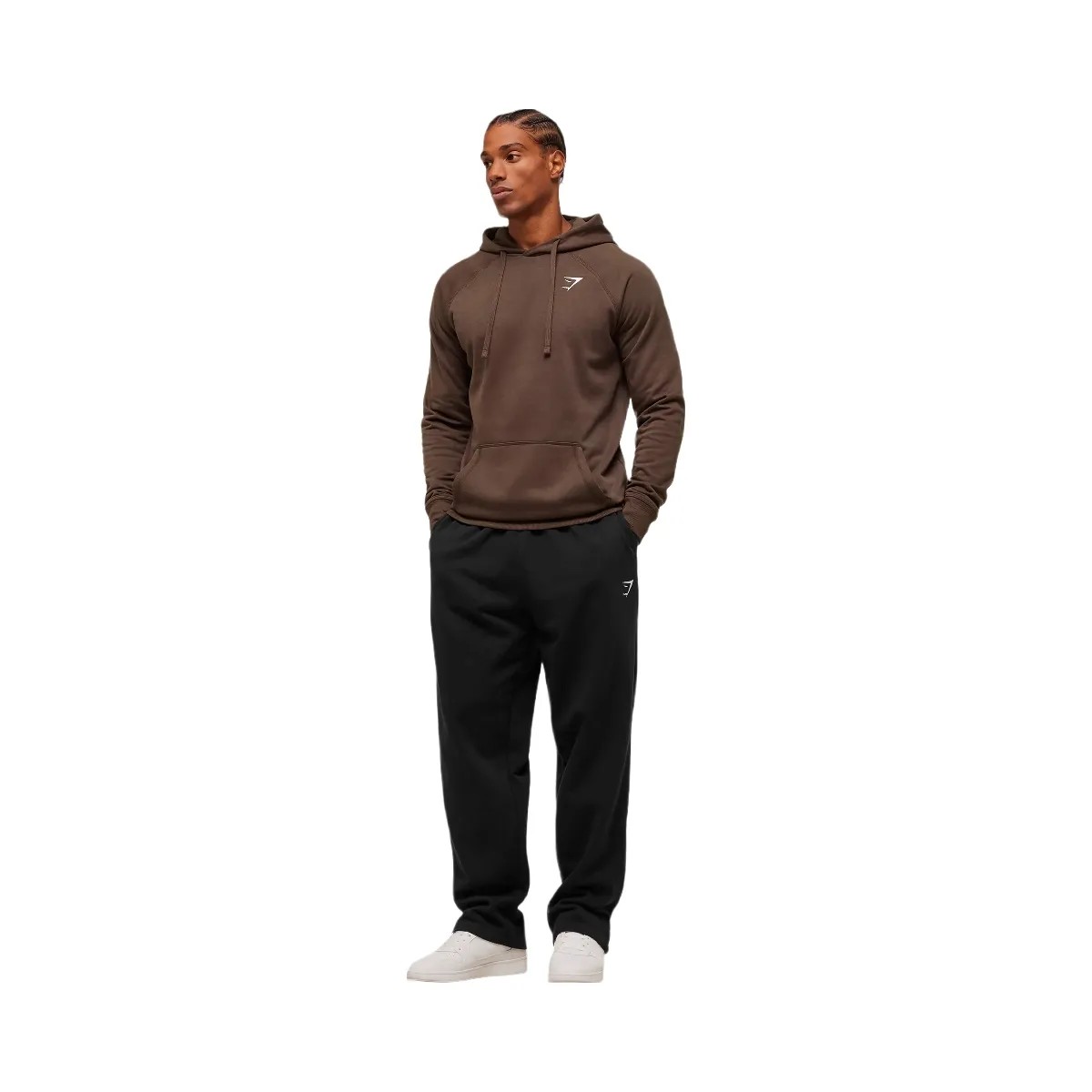 Gymshark Crest Hoodie - Archive Brown - HypeFly India View 4
