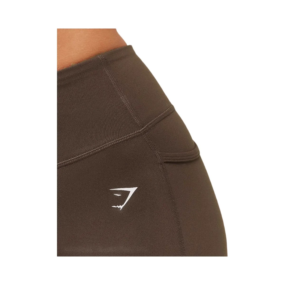 Gymshark Lifting Pocket Leggings - Archive Brown - HypeFly India View 5